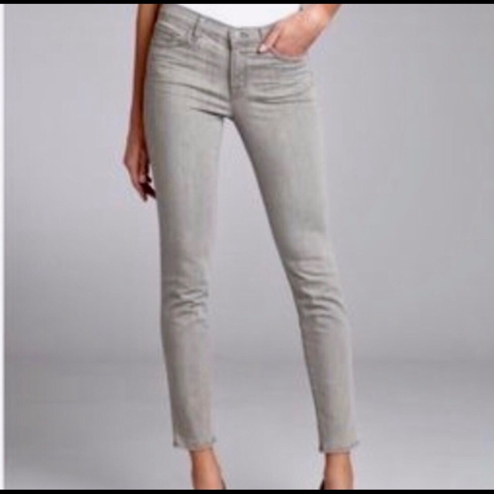 JBrand 28 Gray Skinny Jeans Mid Rise Stretch